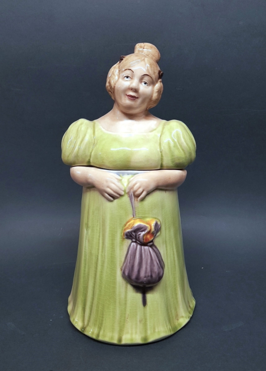 Sarreguemines pot à tabac Mme Biedermeier