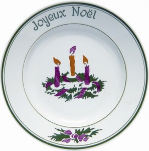 Assiette Joyeux Noël